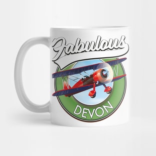 Fabulous Devon vintage retro patch. Mug